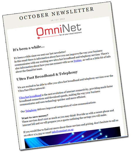 newsletter example
